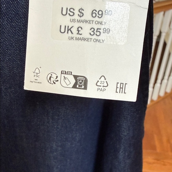 ZARA halter neck denim maxi dress - Picture 4 of 7